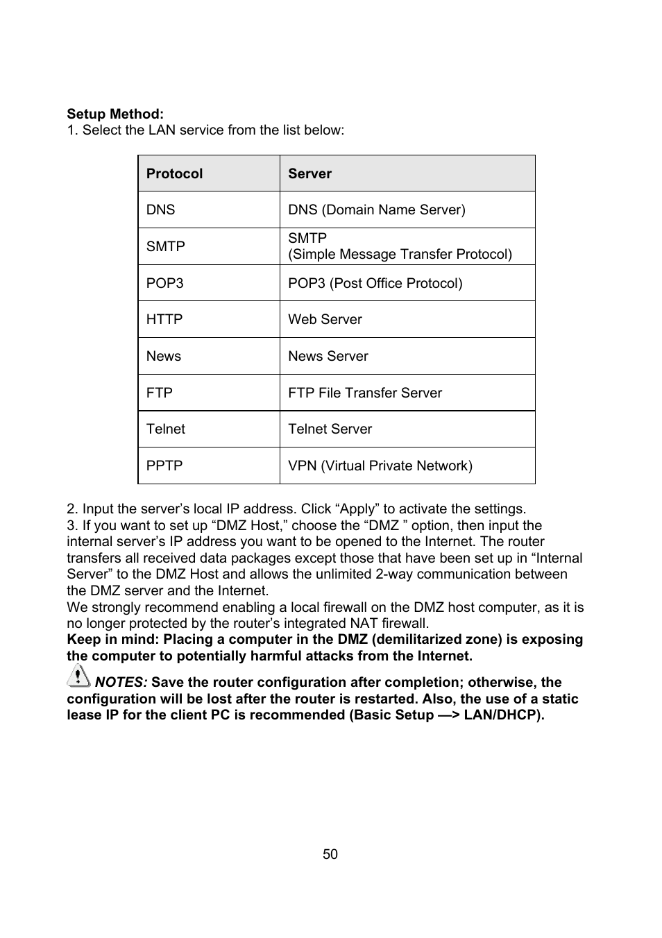 Intellinet Network Solutions Wireless G Broadband Router 523431 User Manual | Page 50 / 64