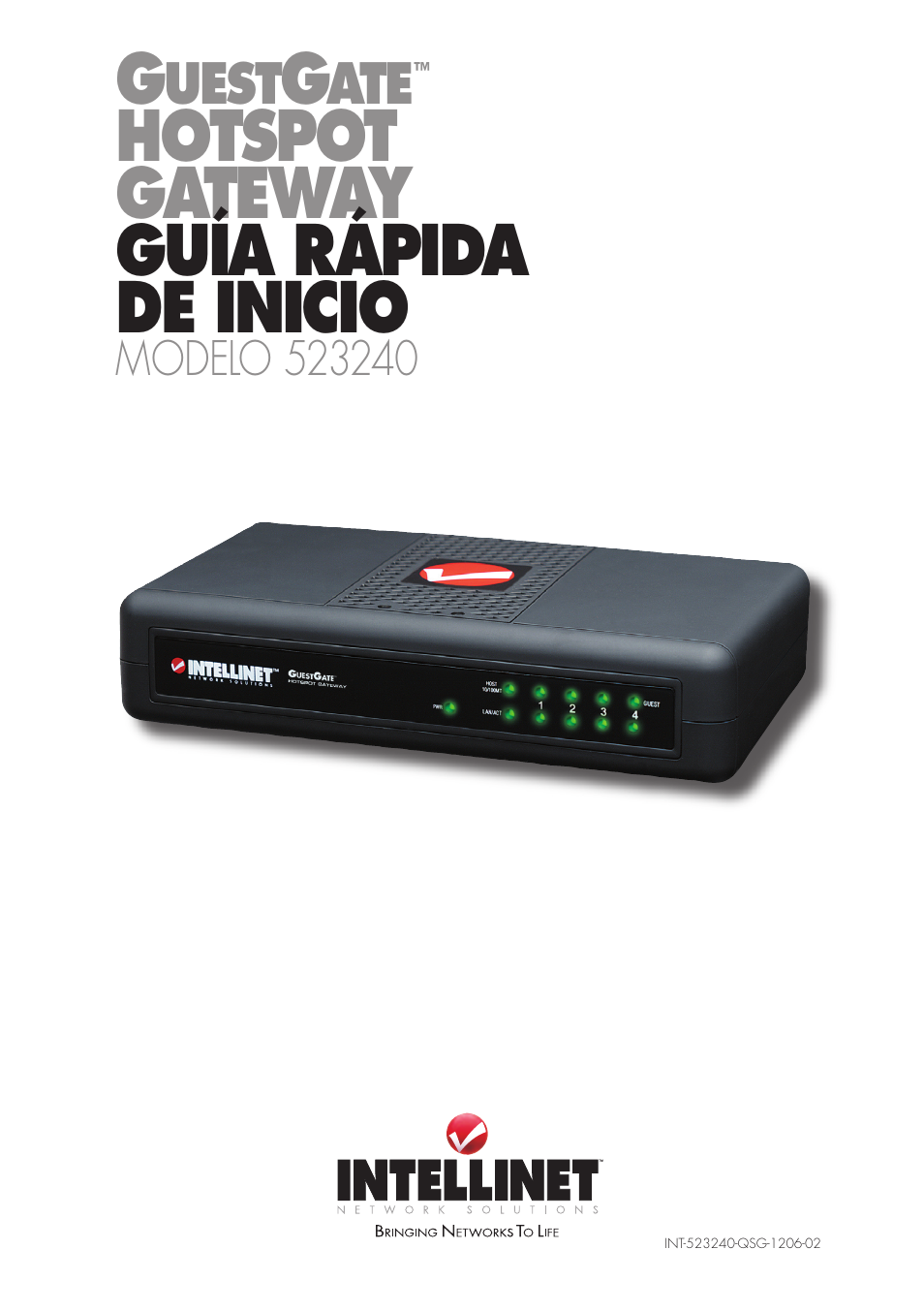 Hotspot gateway guía rápida de inicio, Uest | Intellinet Network Solutions GUESTGATETM HOTSPOT GATEWAY 523240 User Manual | Page 29 / 88