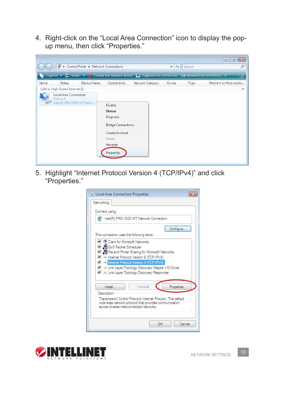 Intellinet Network Solutions 524957 User Manual | Page 13 / 56