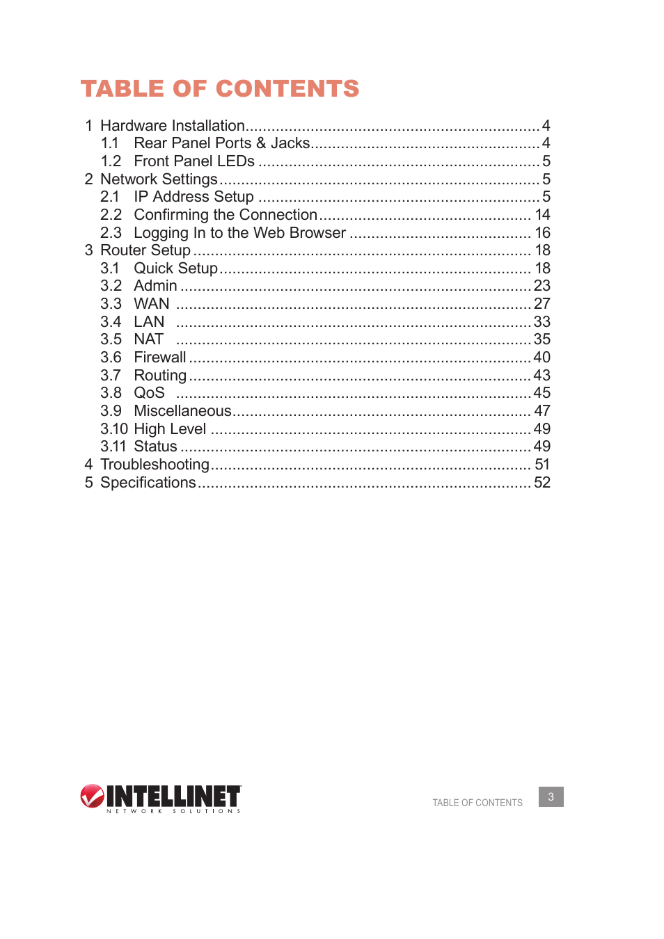 Intellinet Network Solutions 524957 User Manual | Page 3 / 56