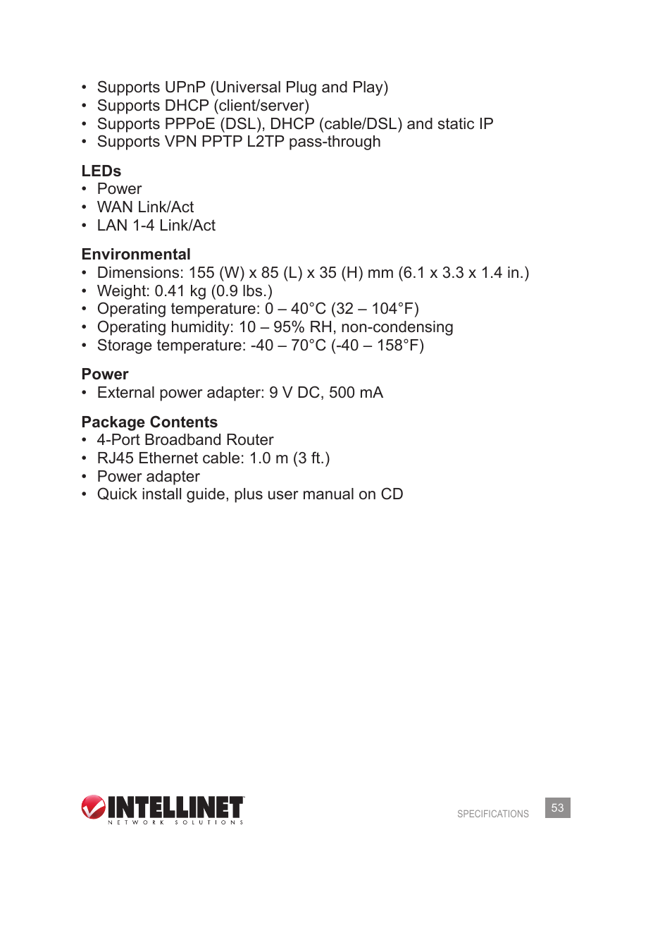 Intellinet Network Solutions 524957 User Manual | Page 53 / 56