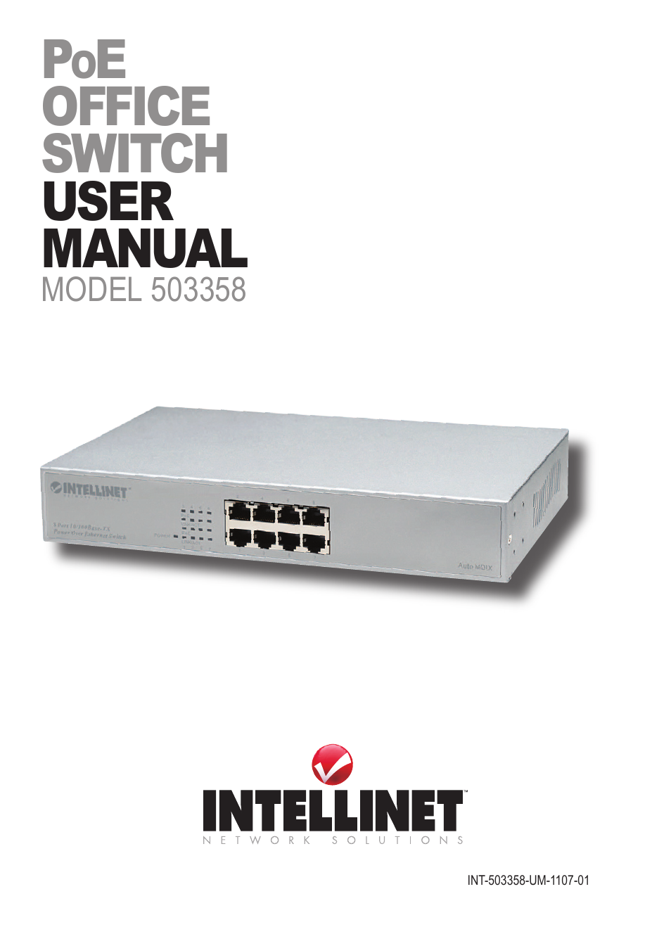 Intellinet Network Solutions 503358 User Manual | 8 pages