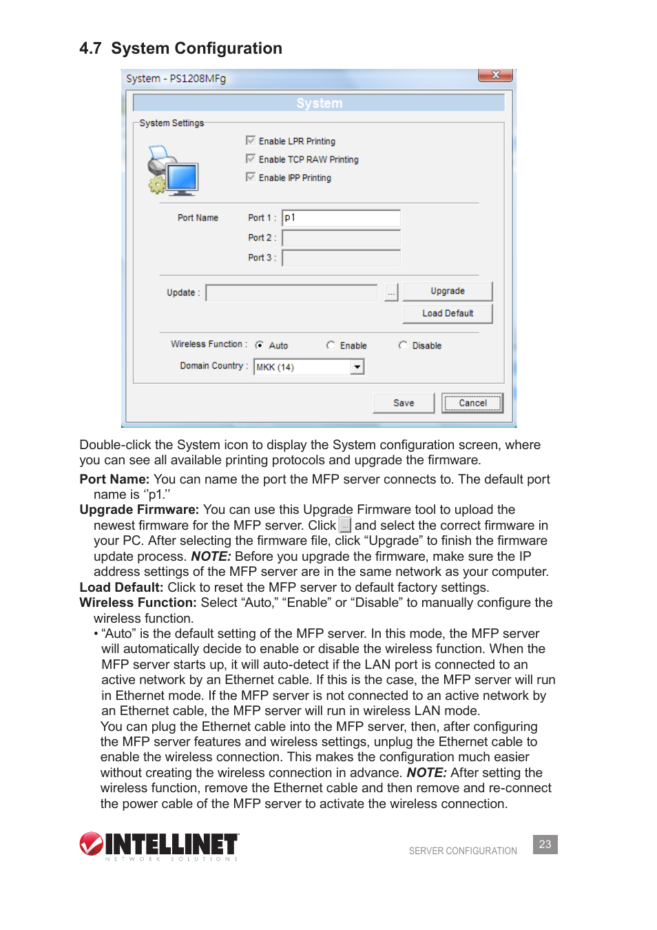 7 system configuration | Intellinet Network Solutions 509077 User Manual | Page 23 / 60