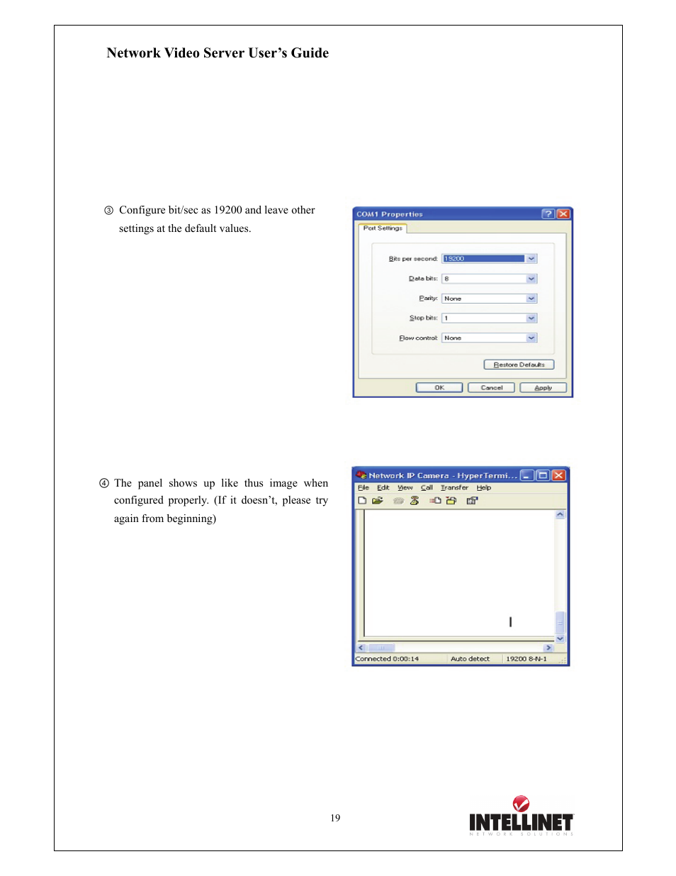 Network video server user’s guide | Intellinet Network Solutions 550000 User Manual | Page 19 / 78