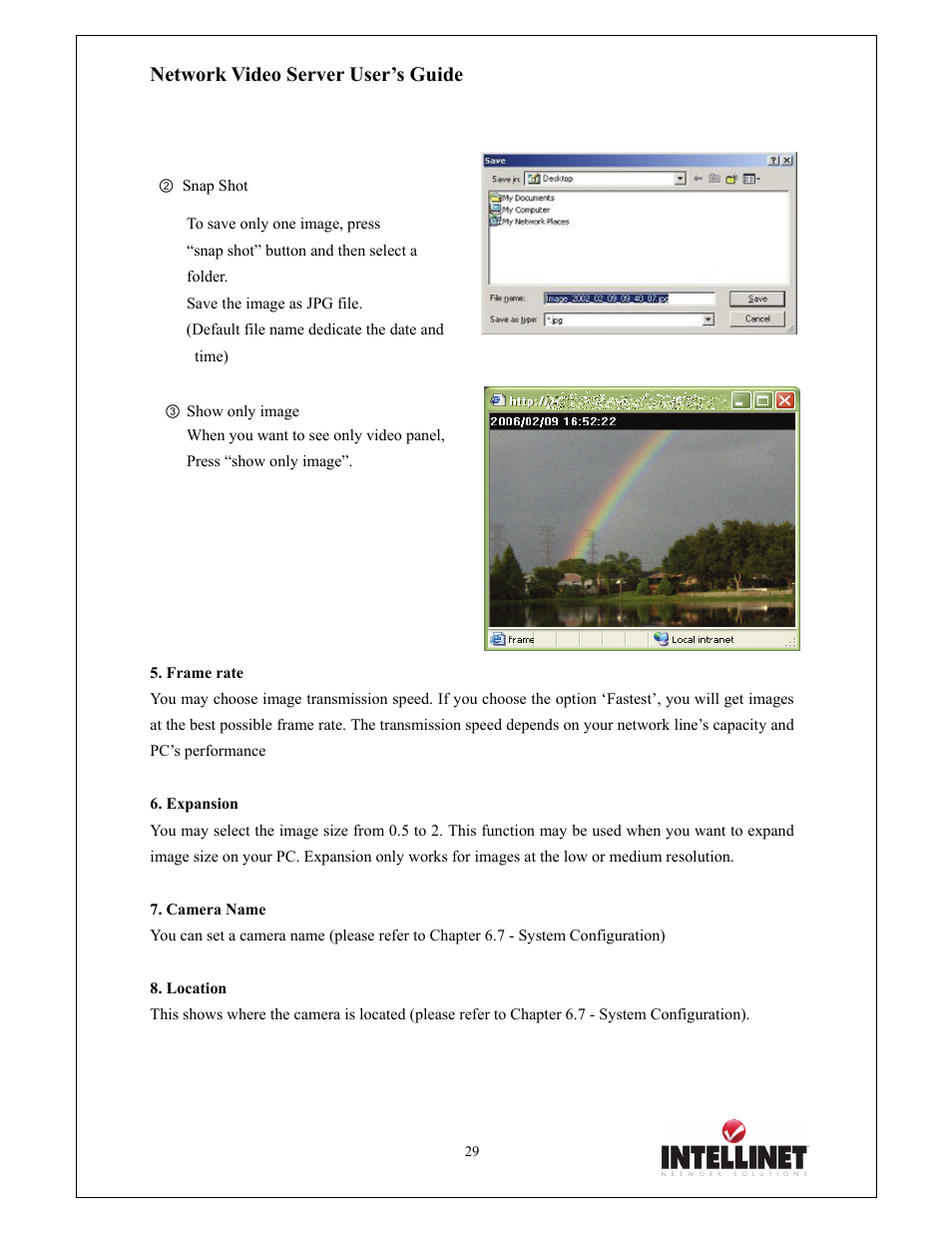 Network video server user’s guide | Intellinet Network Solutions 550000 User Manual | Page 29 / 78