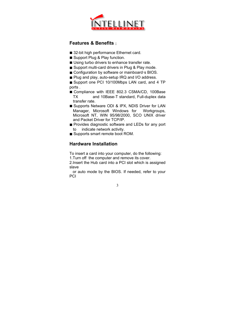 Intellinet Network Solutions 509961 User Manual | Page 3 / 6