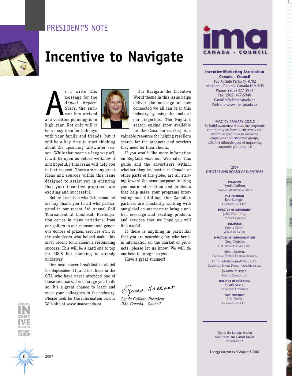 Incentive to navigate, Cent | Incentive Publications PM40801507 User Manual | Page 6 / 48