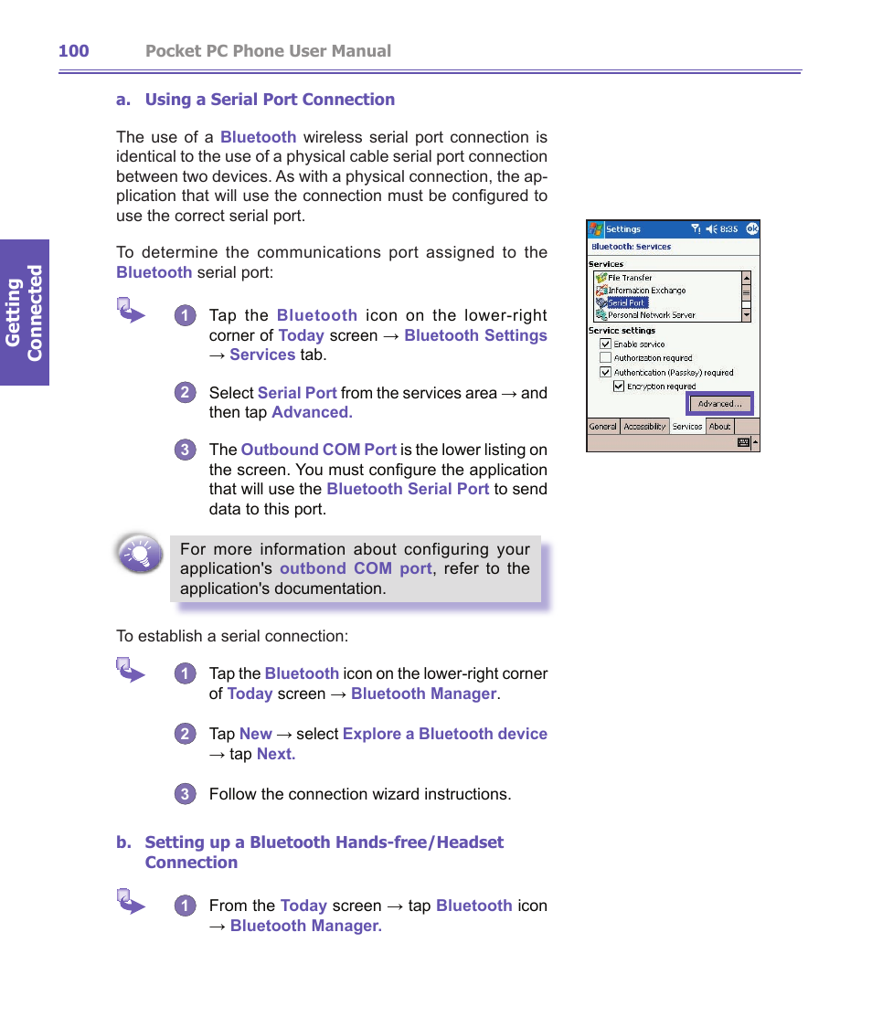 i-mate PDA2K EVDO User Manual | Page 100 / 176