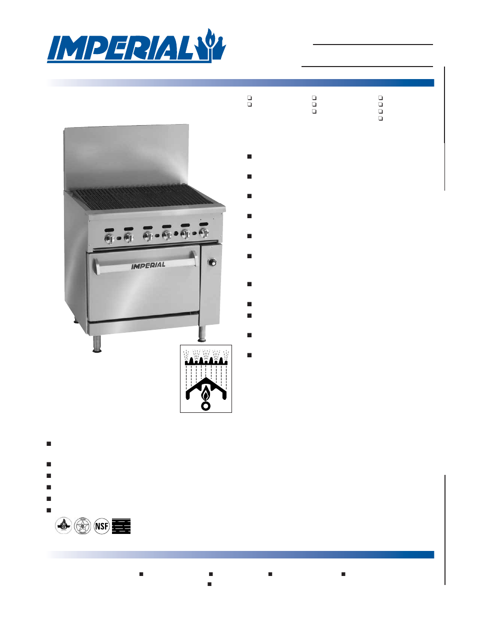 Imperial Range 48BR User Manual | 2 pages