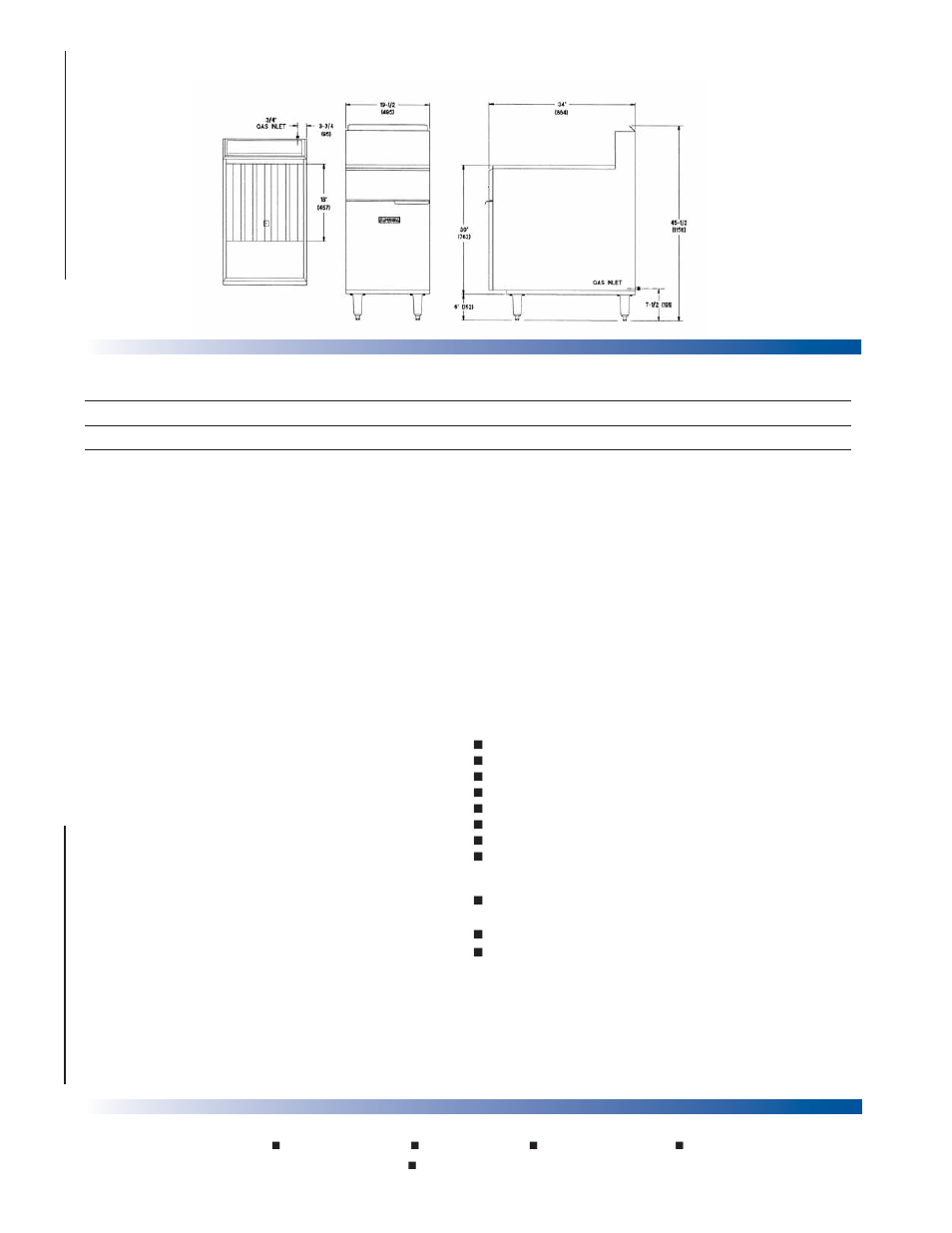 Imperial 75 lb. (41 l. )fryers | Imperial Range IFS-75 User Manual | Page 2 / 2