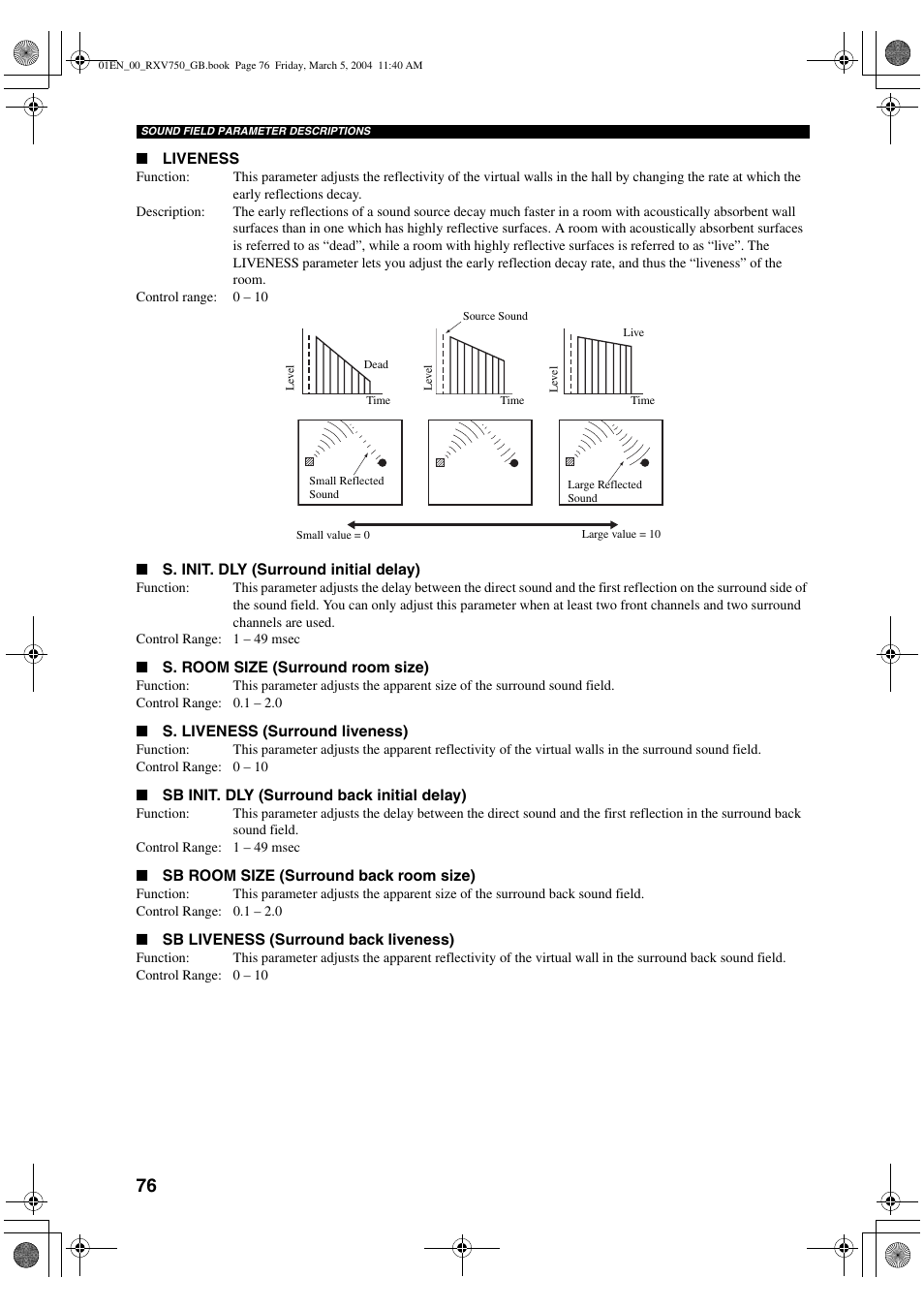 ION RX-V750 User Manual | Page 78 / 91