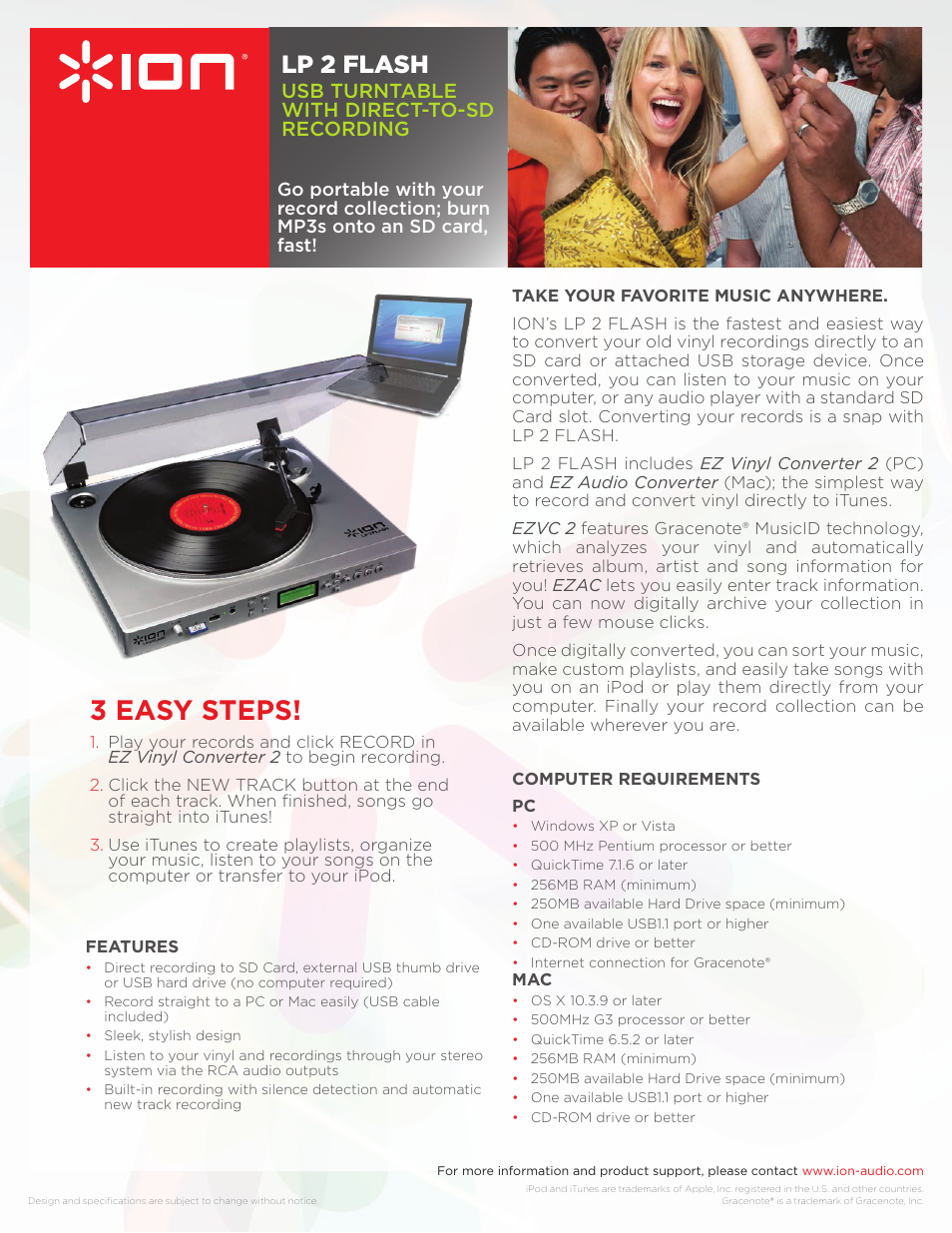 ION LP 2 FLASH User Manual | 1 page