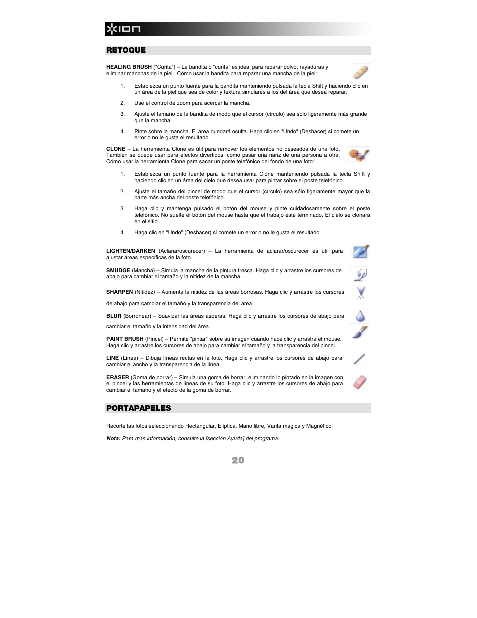 ION FILM 2 PC User Manual | Page 20 / 64