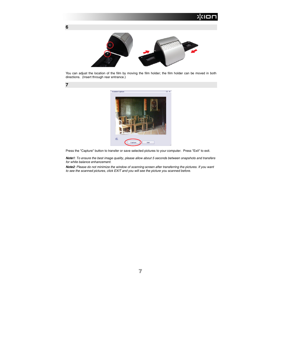 ION FILM 2 PC User Manual | Page 7 / 64