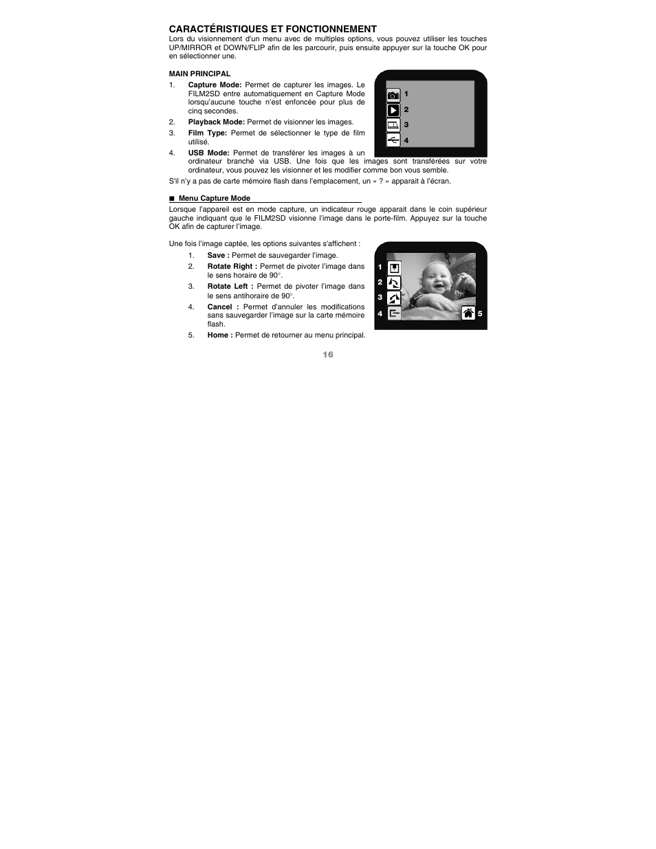 Caractéristiques et fonctionnement | ION Audio Film 2 SD (Black) User Manual | Page 18 / 40