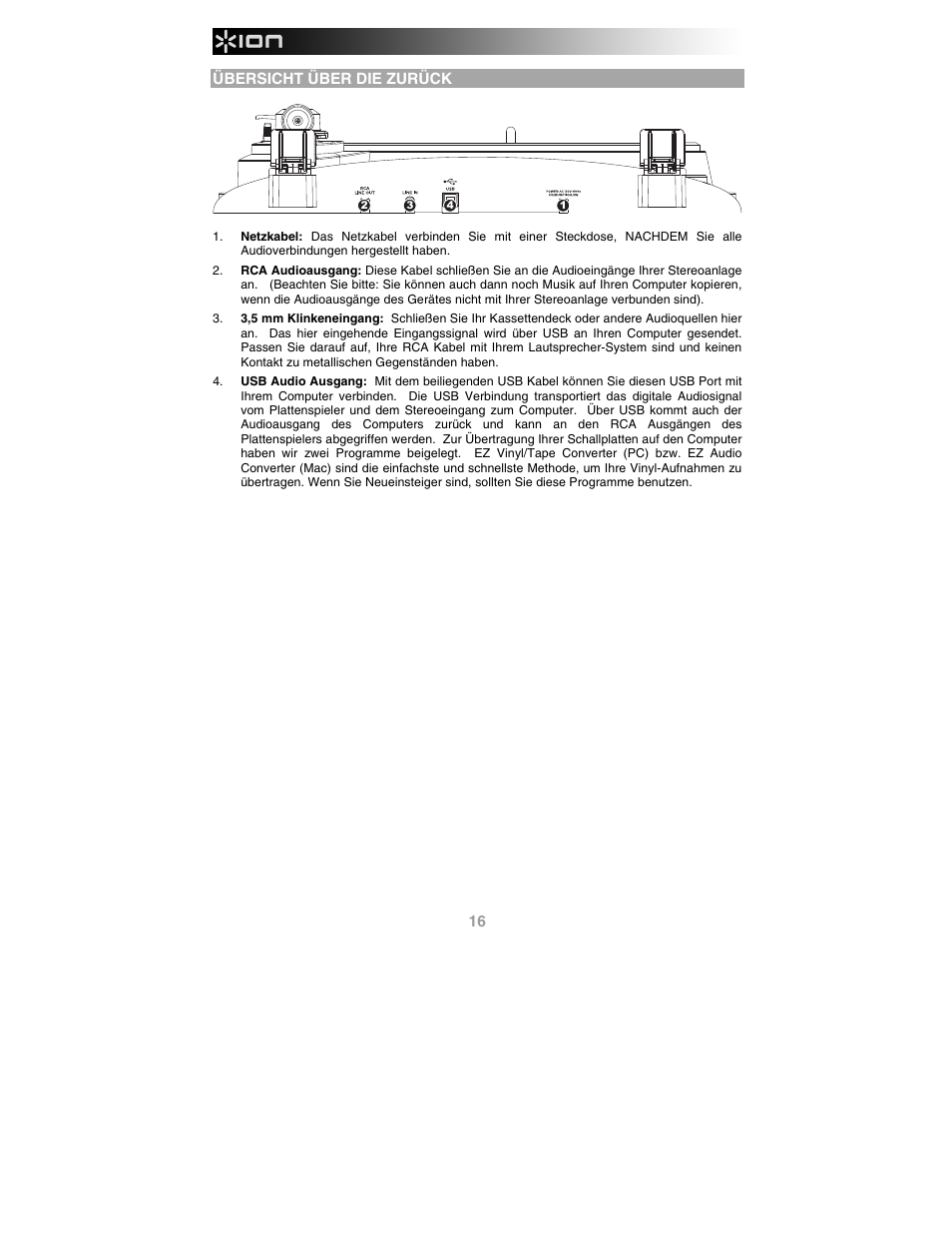 ION PROFILE PRO User Manual | Page 16 / 28