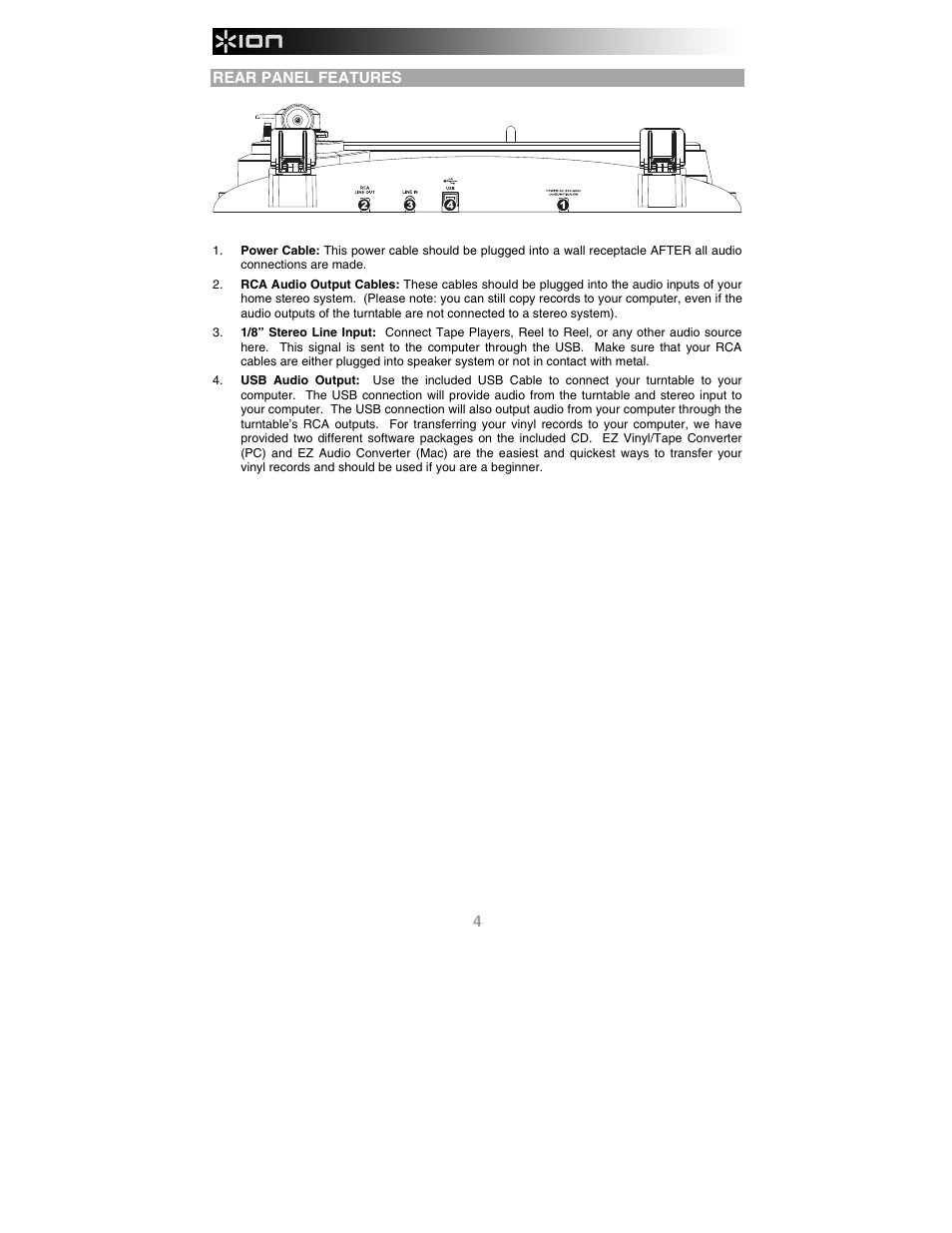 ION PROFILE PRO User Manual | Page 4 / 28