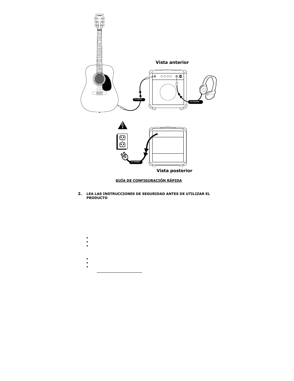 Vista posterior vista anterior | ION iAEG04 User Manual | Page 6 / 20