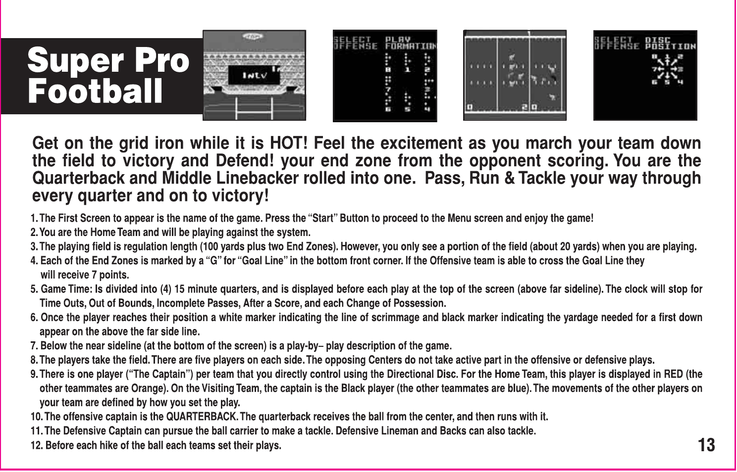 Intellivision Productions 10400 User Manual | Page 15 / 36