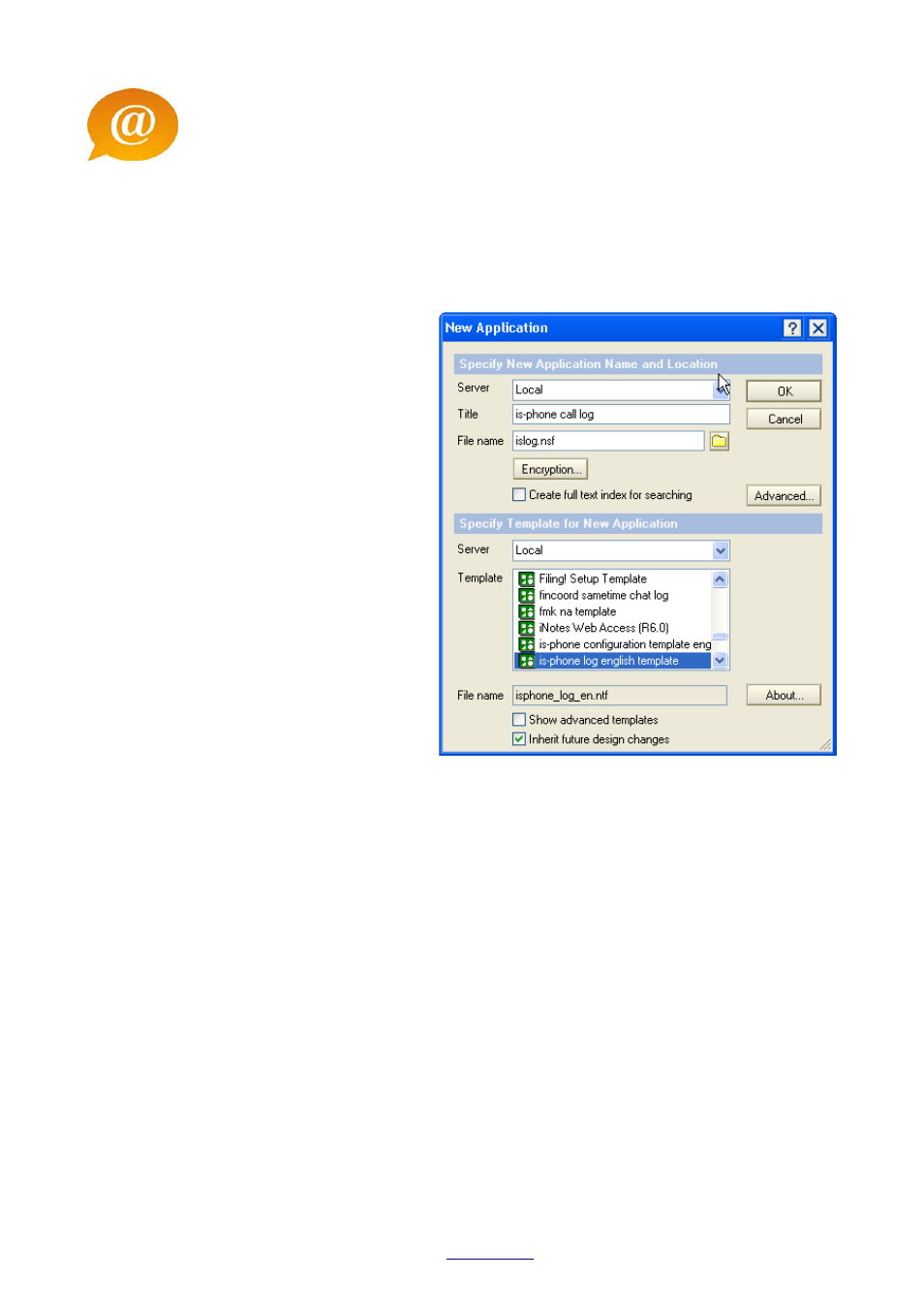 Calllog database | IBM IS-PHONE 6.X User Manual | Page 12 / 15