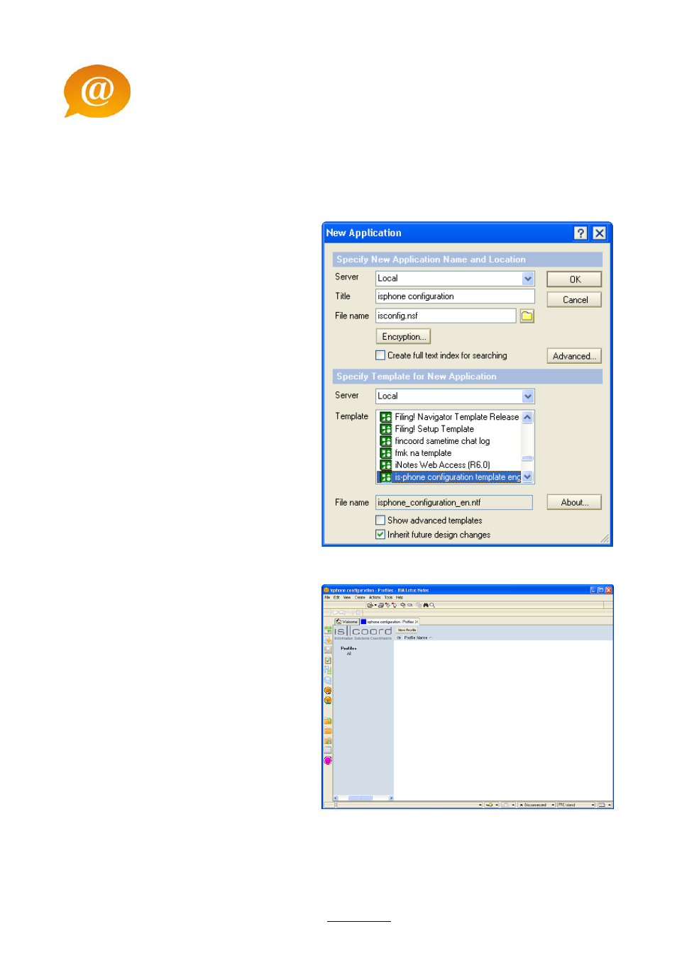 Configuration database | IBM IS-PHONE 6.X User Manual | Page 8 / 15