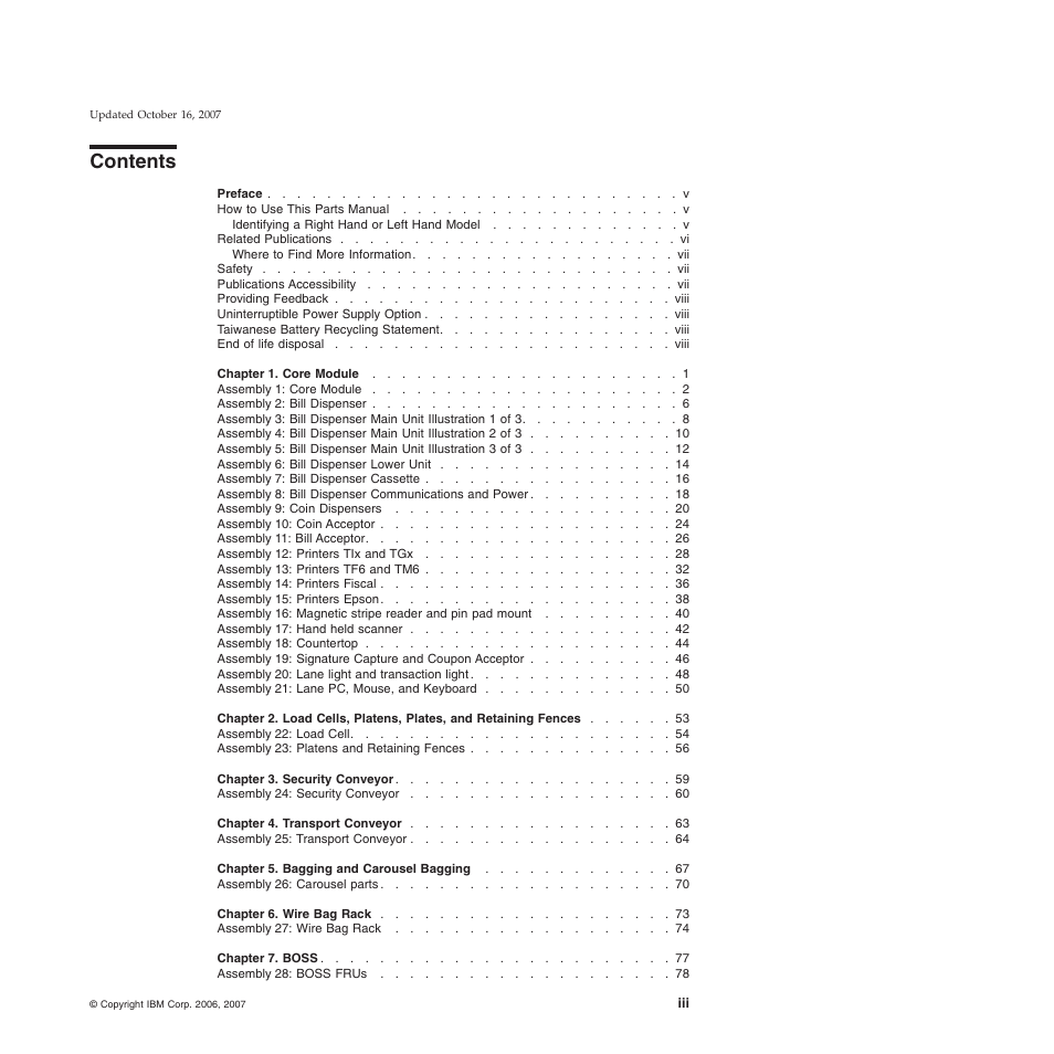IBM 8xx User Manual | Page 5 / 156