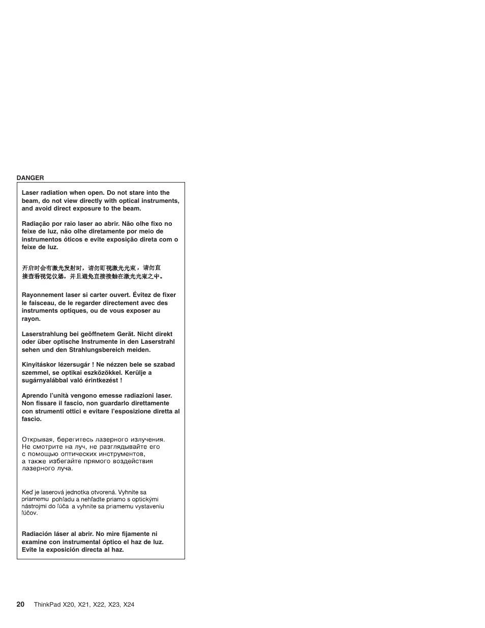 IBM X23 User Manual | Page 24 / 141