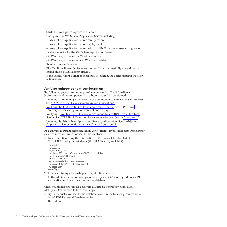 Verifying subcomponent configuration | IBM 51 User Manual | Page 30 / 248