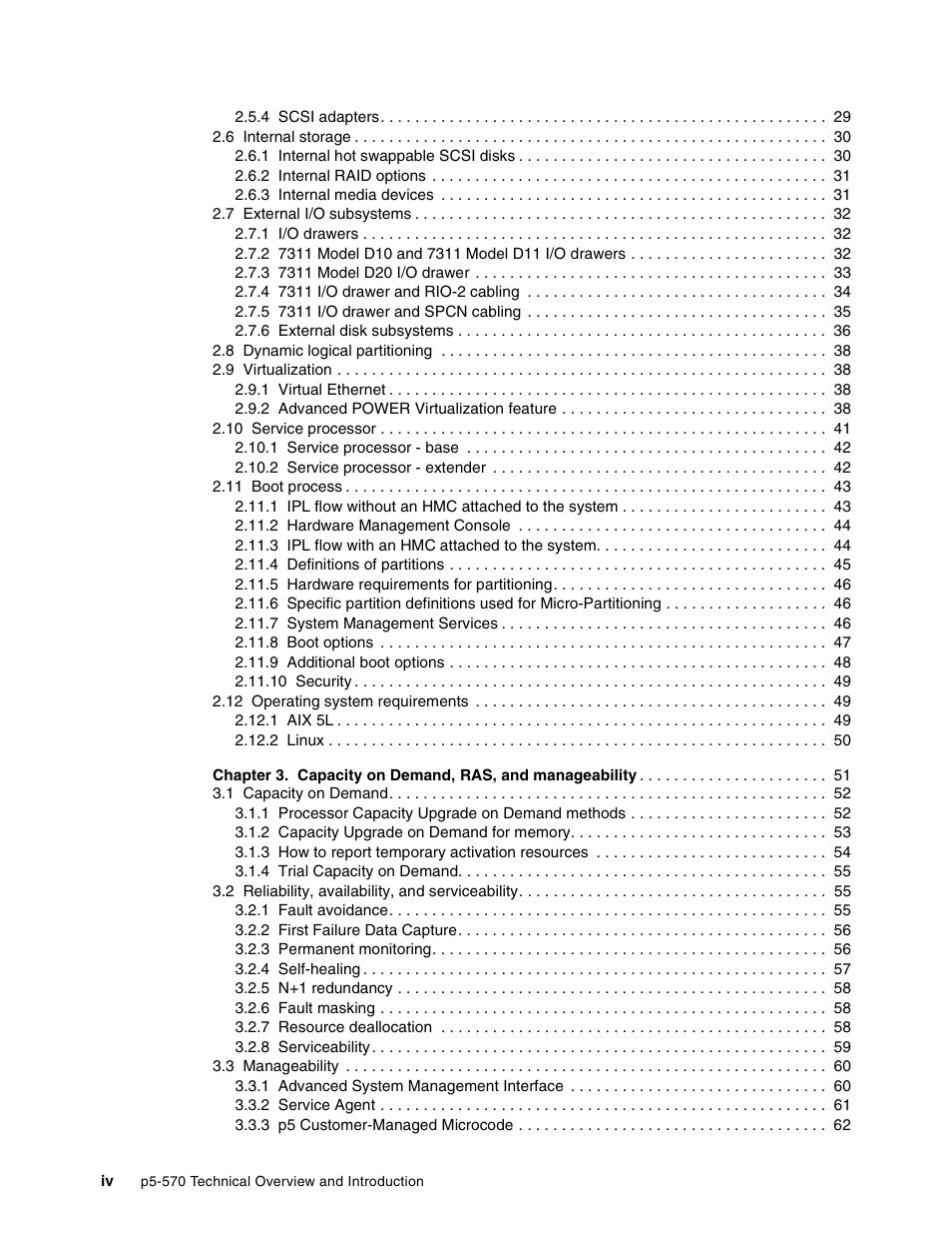 IBM P5 570 User Manual | Page 6 / 82