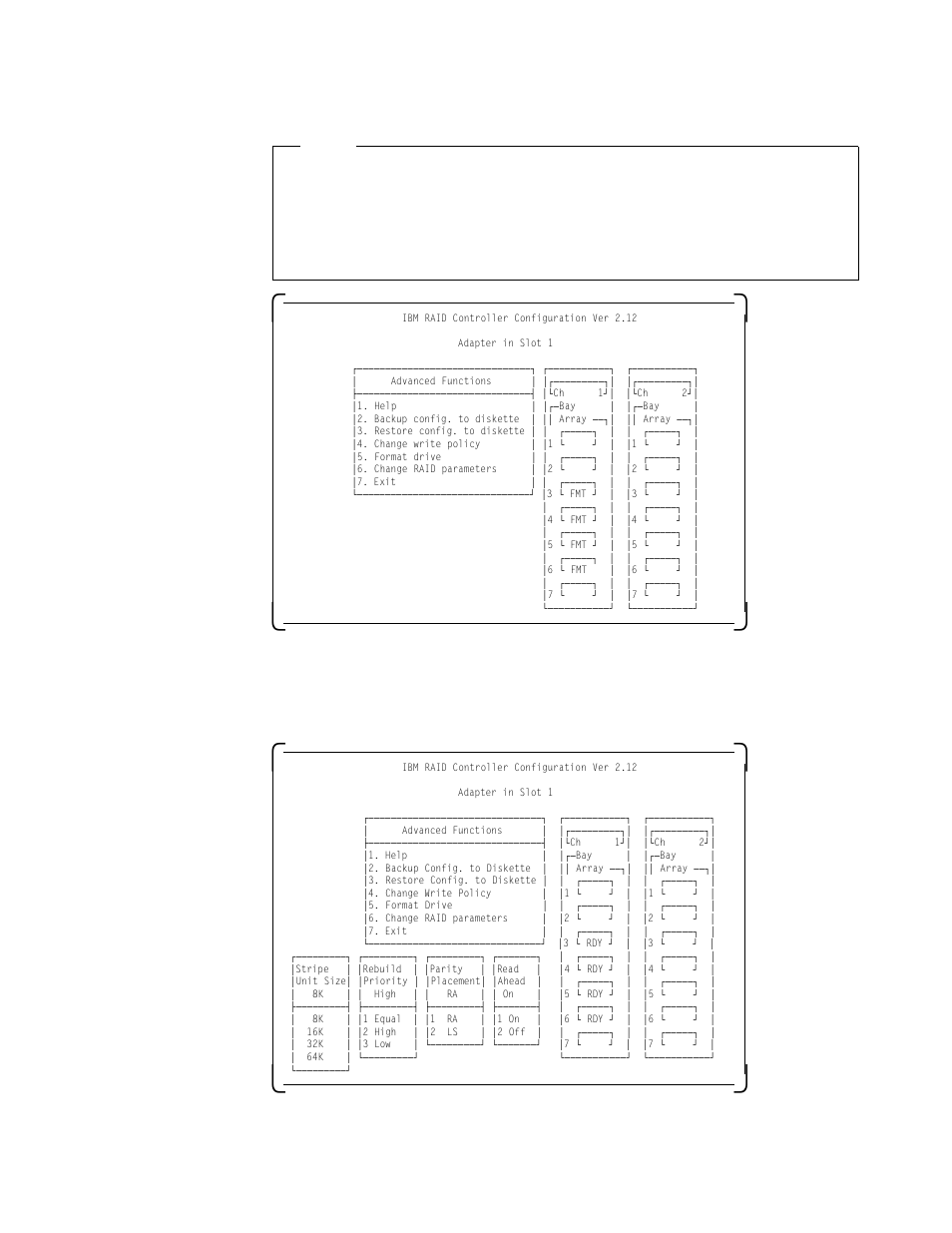 1 change raid parameters, The following fields are configurable | IBM SG24-4576-00 User Manual | Page 119 / 235