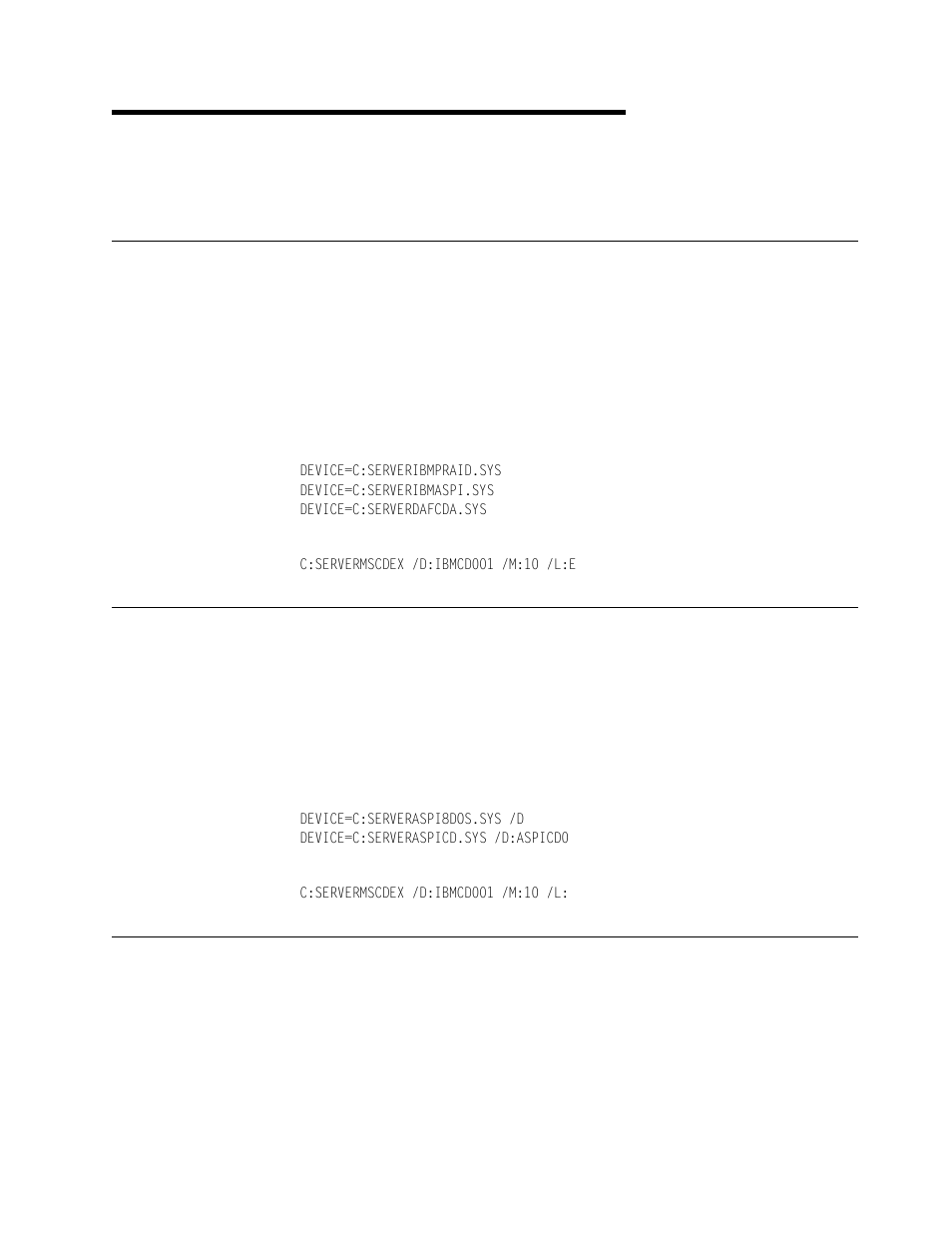 Appendix c. configuring dos cd-rom support, C.1 installing cd-rom support for pci adapters, C.2 installing cd-rom support for adaptec adapters | IBM SG24-4576-00 User Manual | Page 213 / 235