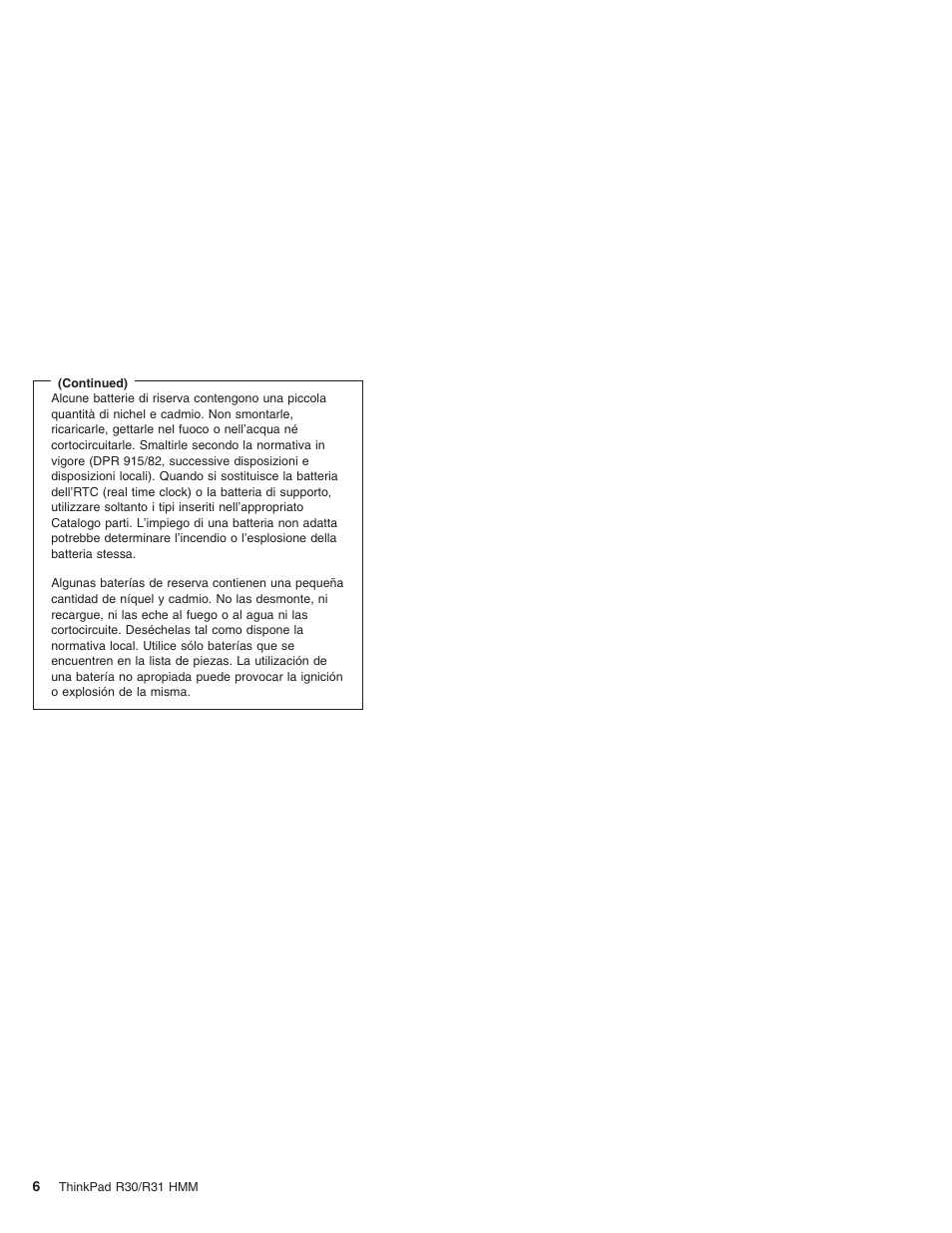 IBM R31 User Manual | Page 12 / 235