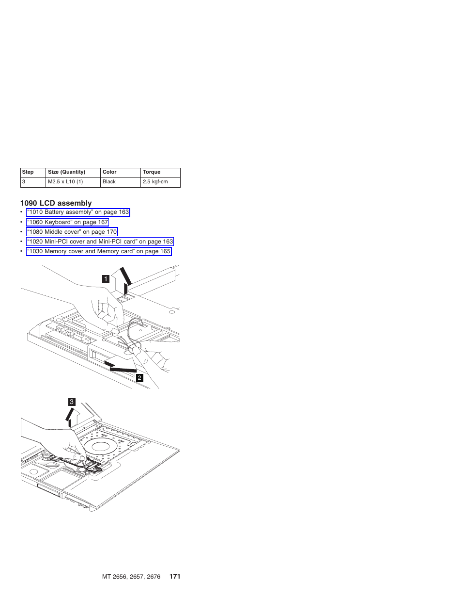 1090 lcd assembly | IBM R31 User Manual | Page 177 / 235