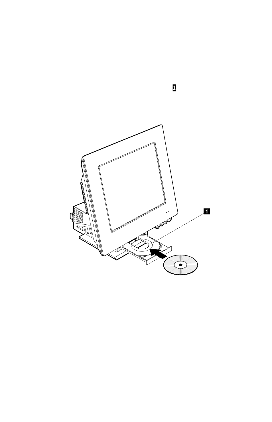 Inserting and removing a disc | IBM 6274 User Manual | Page 33 / 96