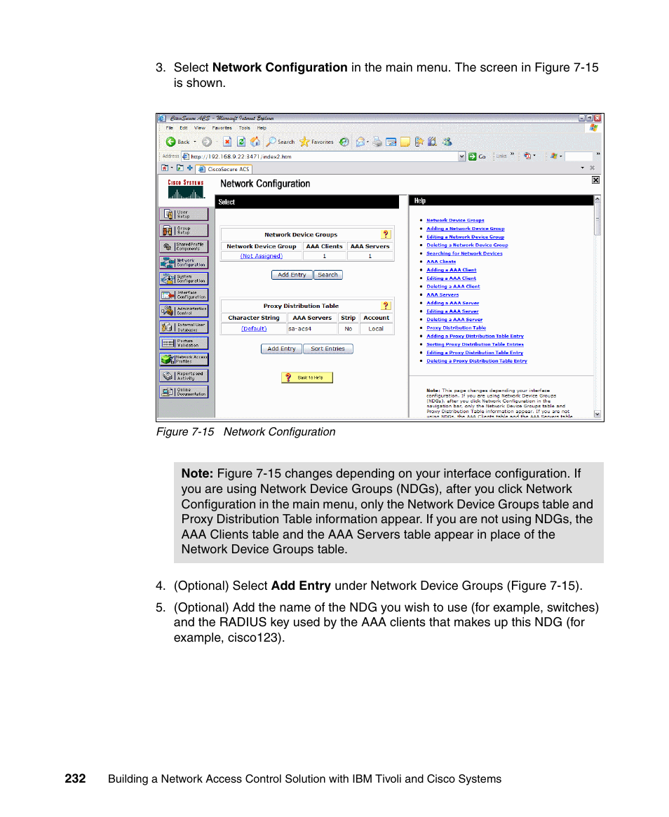 IBM Tivoli and Cisco User Manual | Page 250 / 516