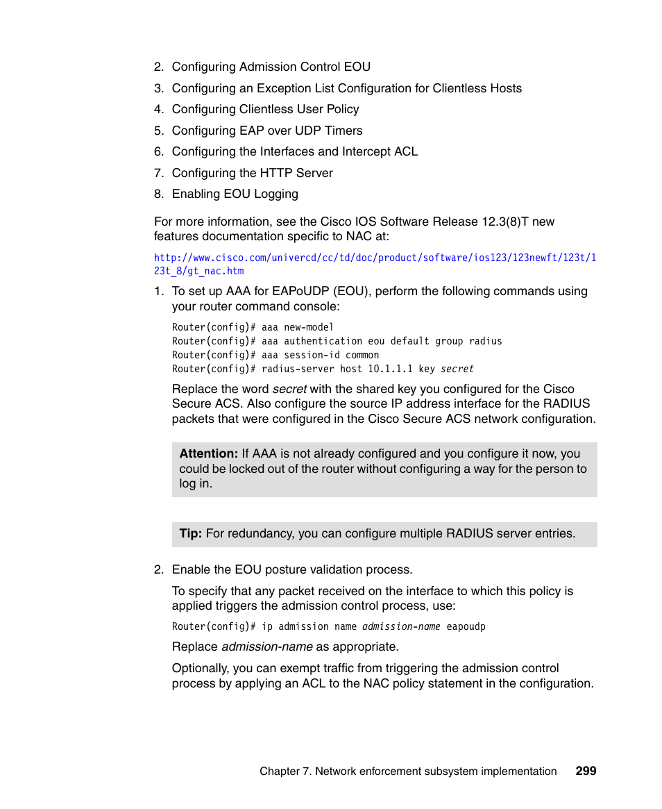 IBM Tivoli and Cisco User Manual | Page 317 / 516