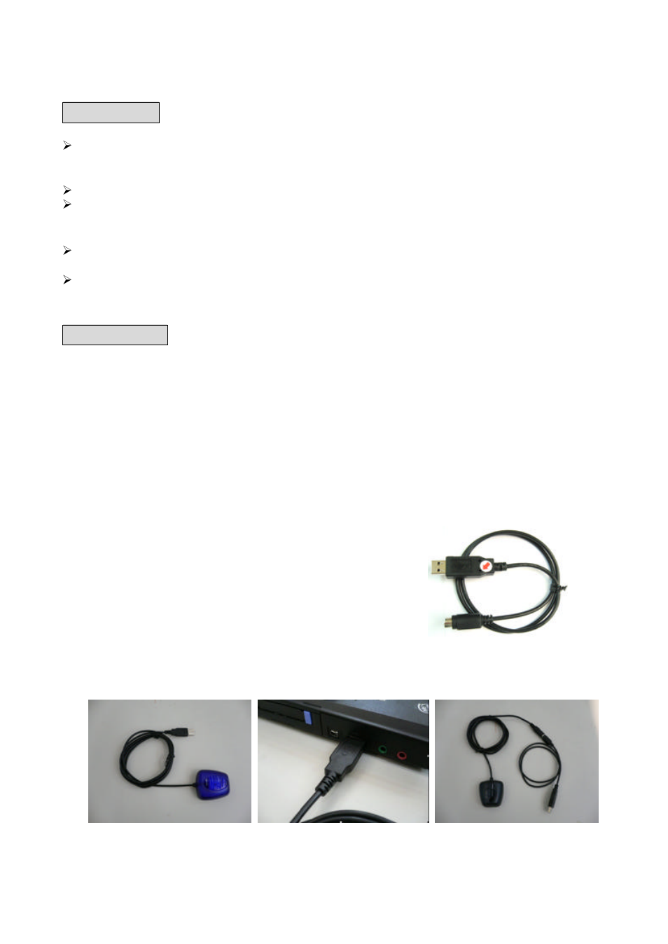 Usage notice, Quick start | IBM G- MR G-Mouse GPS Receiver G-Mouse MR User Manual | Page 3 / 15