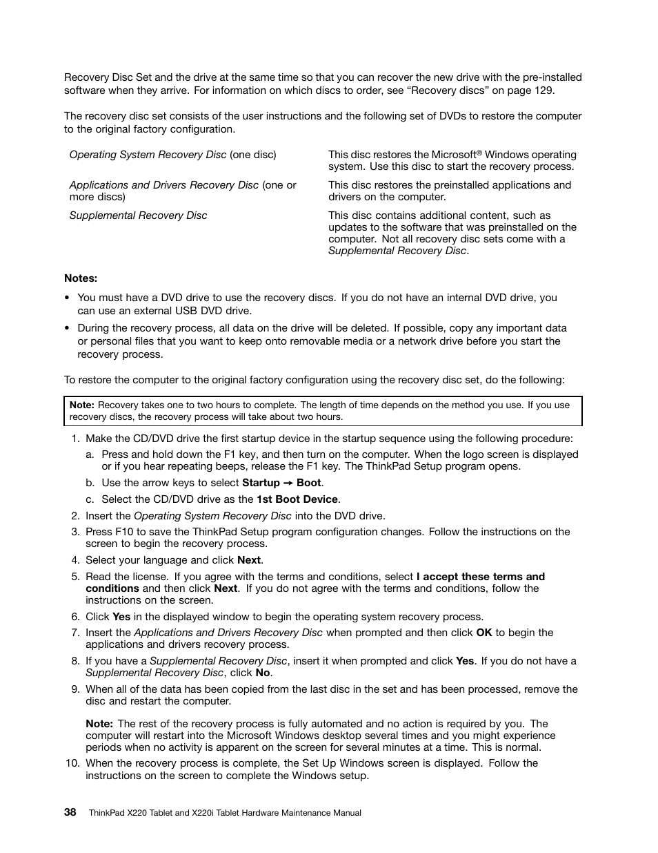 IBM X220 User Manual | Page 44 / 146