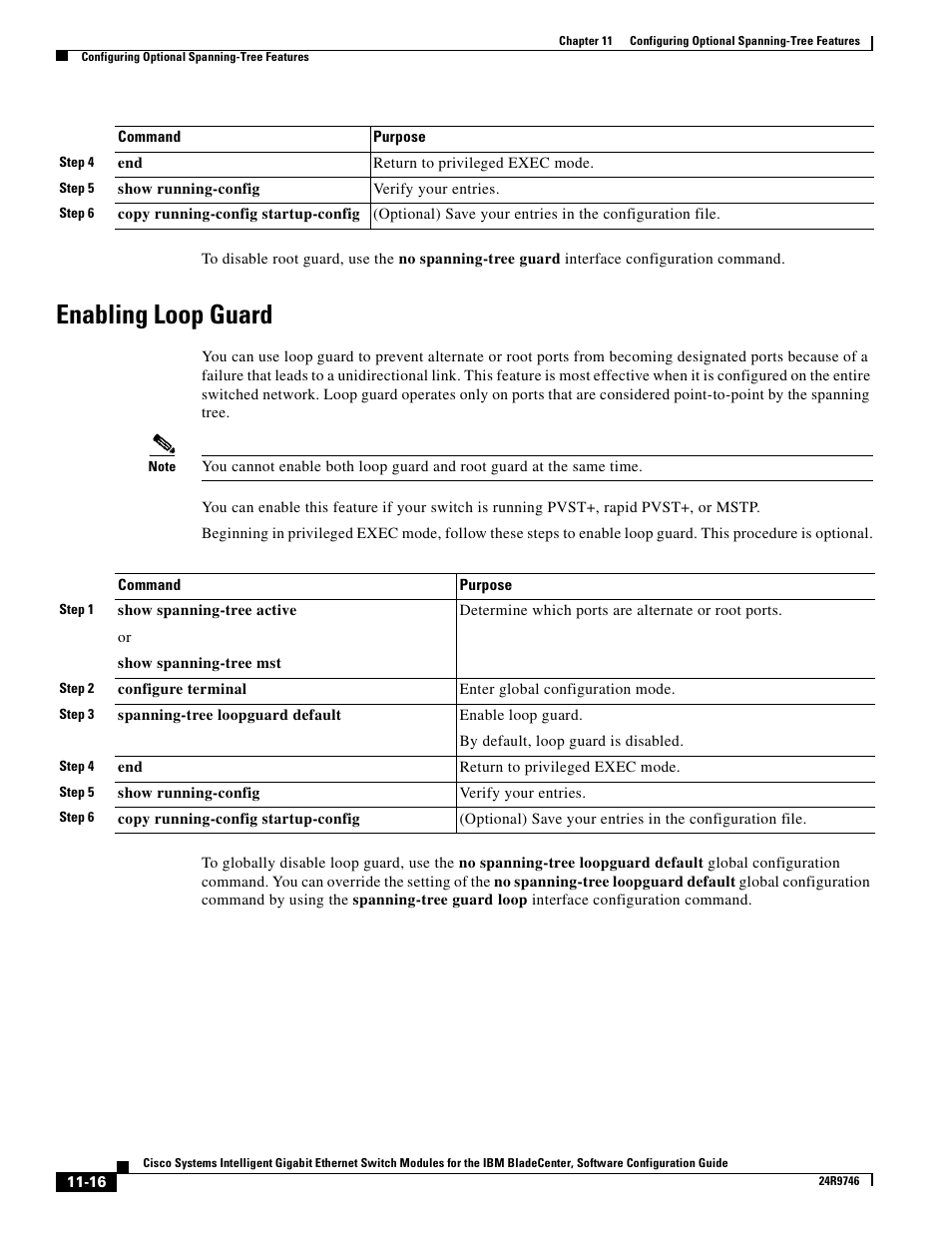 Enabling loop guard | IBM 12.1(22)EA6 User Manual | Page 228 / 550