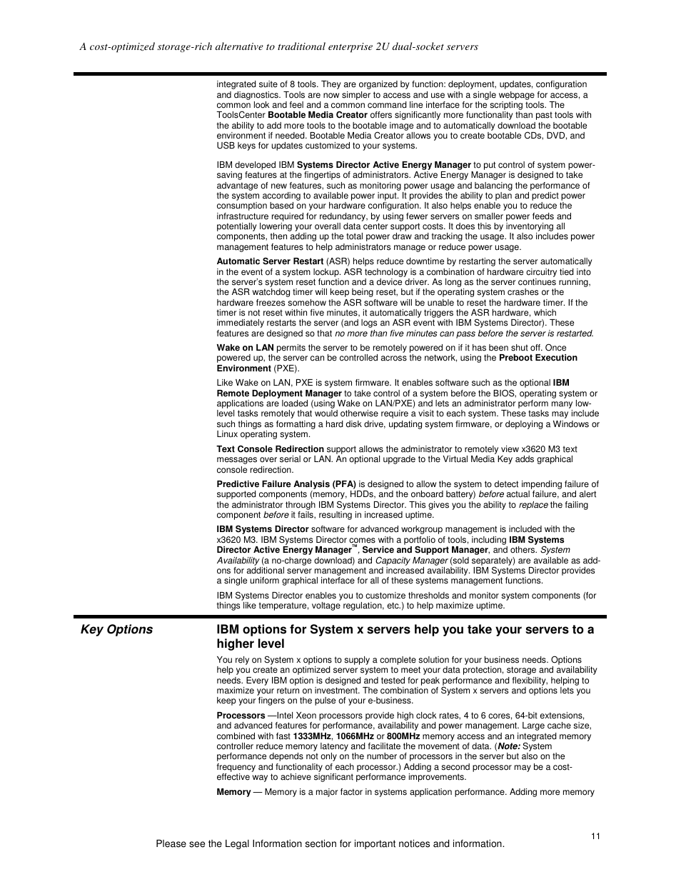 IBM X3620 M3 User Manual | Page 11 / 19
