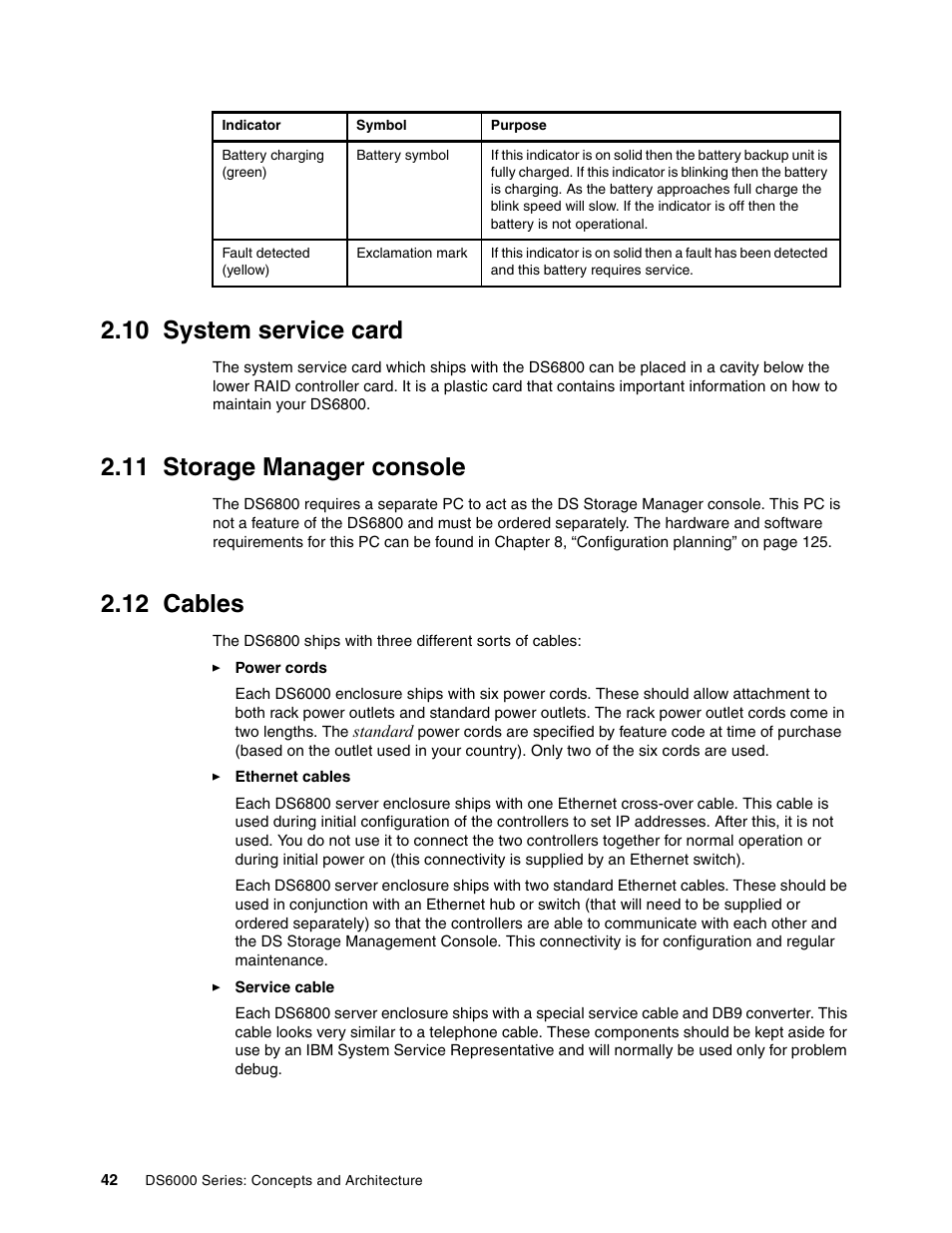 10 system service card, 11 storage manager console, 12 cables | System service card, Storage manager console, Cables | IBM TotalStorage DS6000 Series User Manual | Page 66 / 406