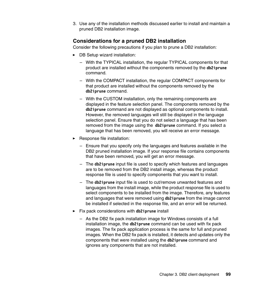 IBM Data Server DB2 User Manual | Page 113 / 298