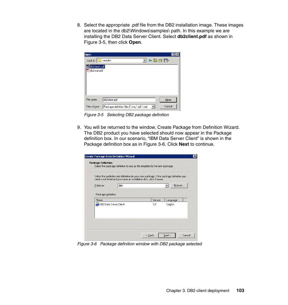 IBM Data Server DB2 User Manual | Page 117 / 298