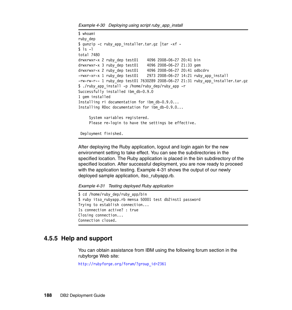 5 help and support | IBM Data Server DB2 User Manual | Page 202 / 298