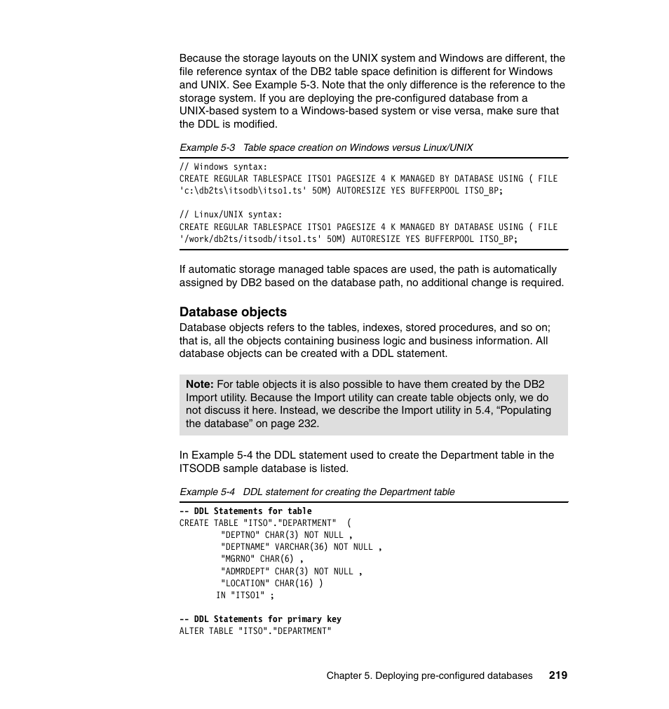 IBM Data Server DB2 User Manual | Page 233 / 298