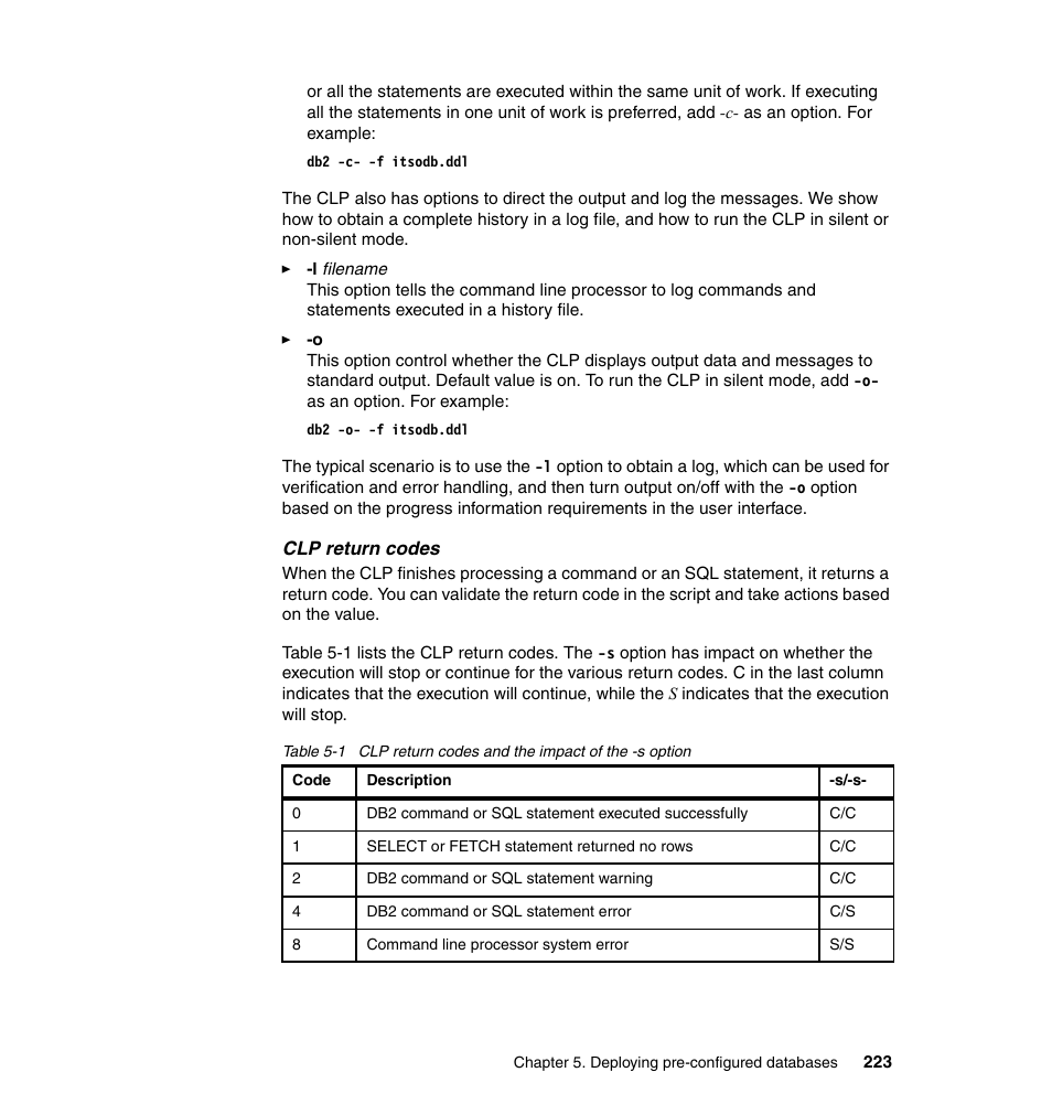 IBM Data Server DB2 User Manual | Page 237 / 298