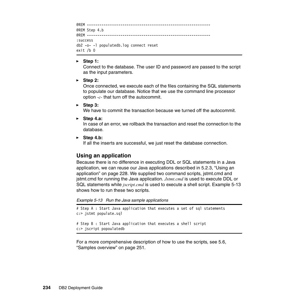 IBM Data Server DB2 User Manual | Page 248 / 298