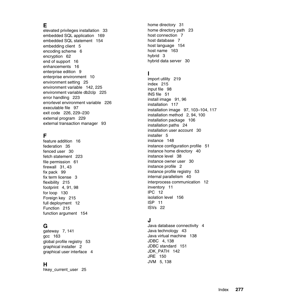 IBM Data Server DB2 User Manual | Page 291 / 298