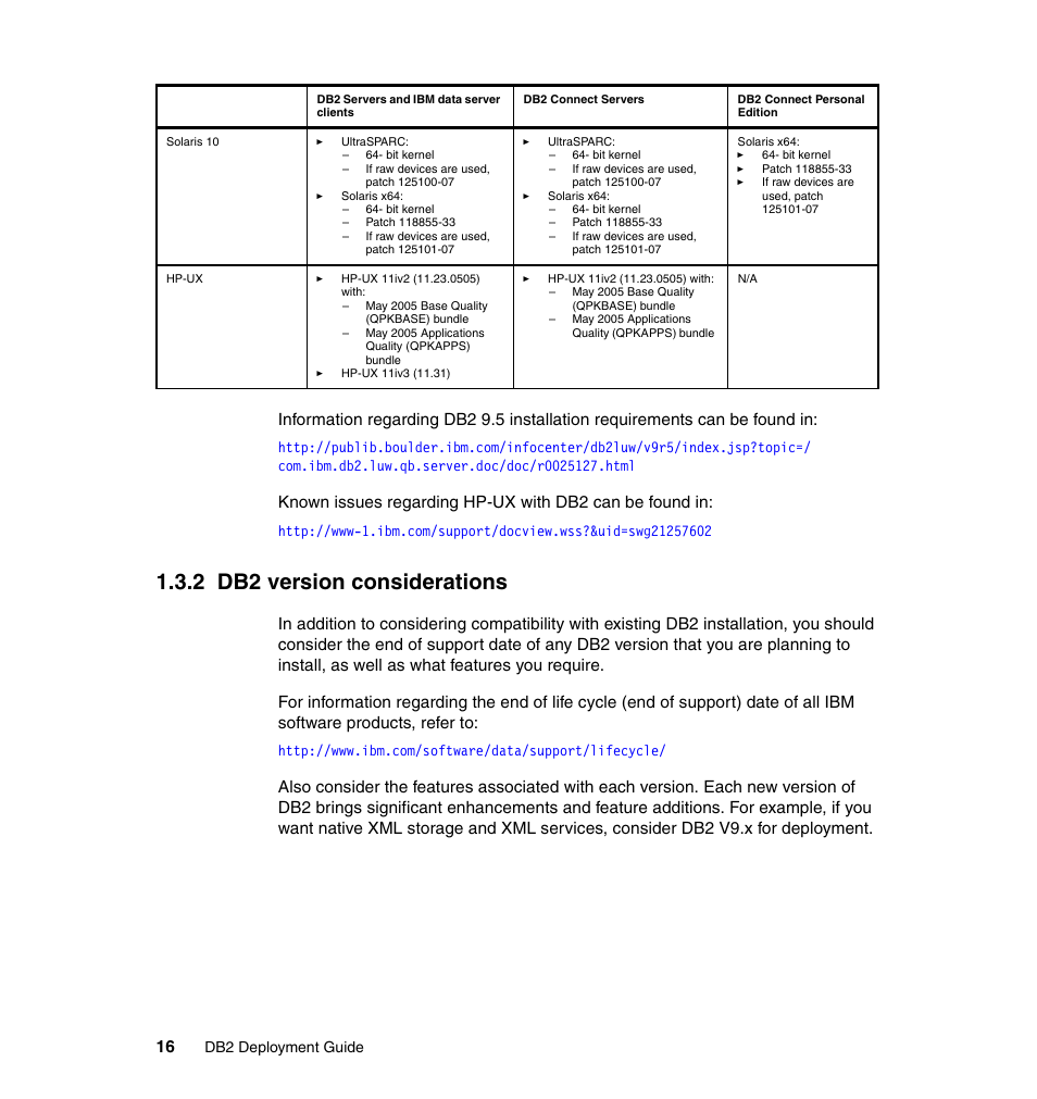 2 db2 version considerations | IBM Data Server DB2 User Manual | Page 30 / 298