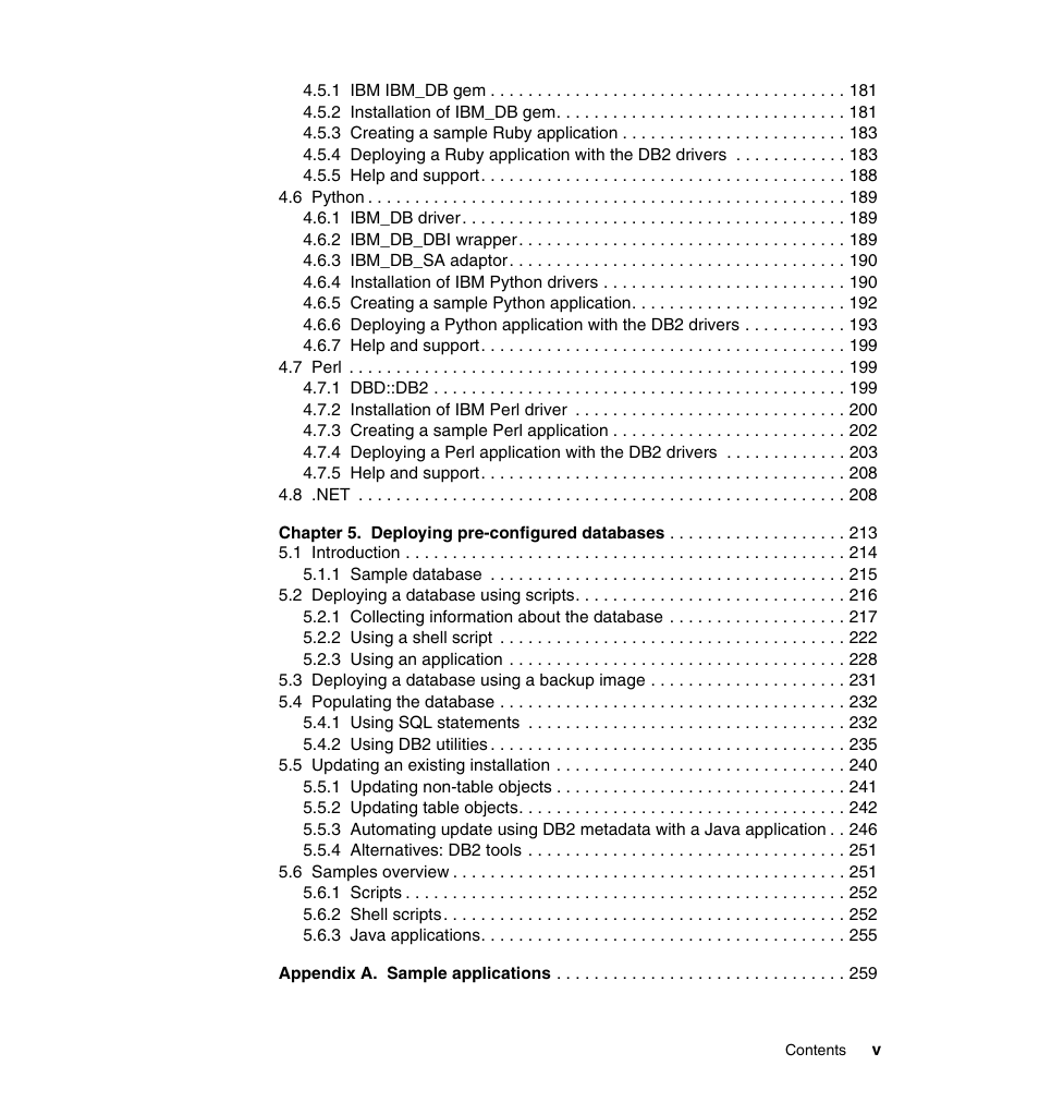 IBM Data Server DB2 User Manual | Page 7 / 298